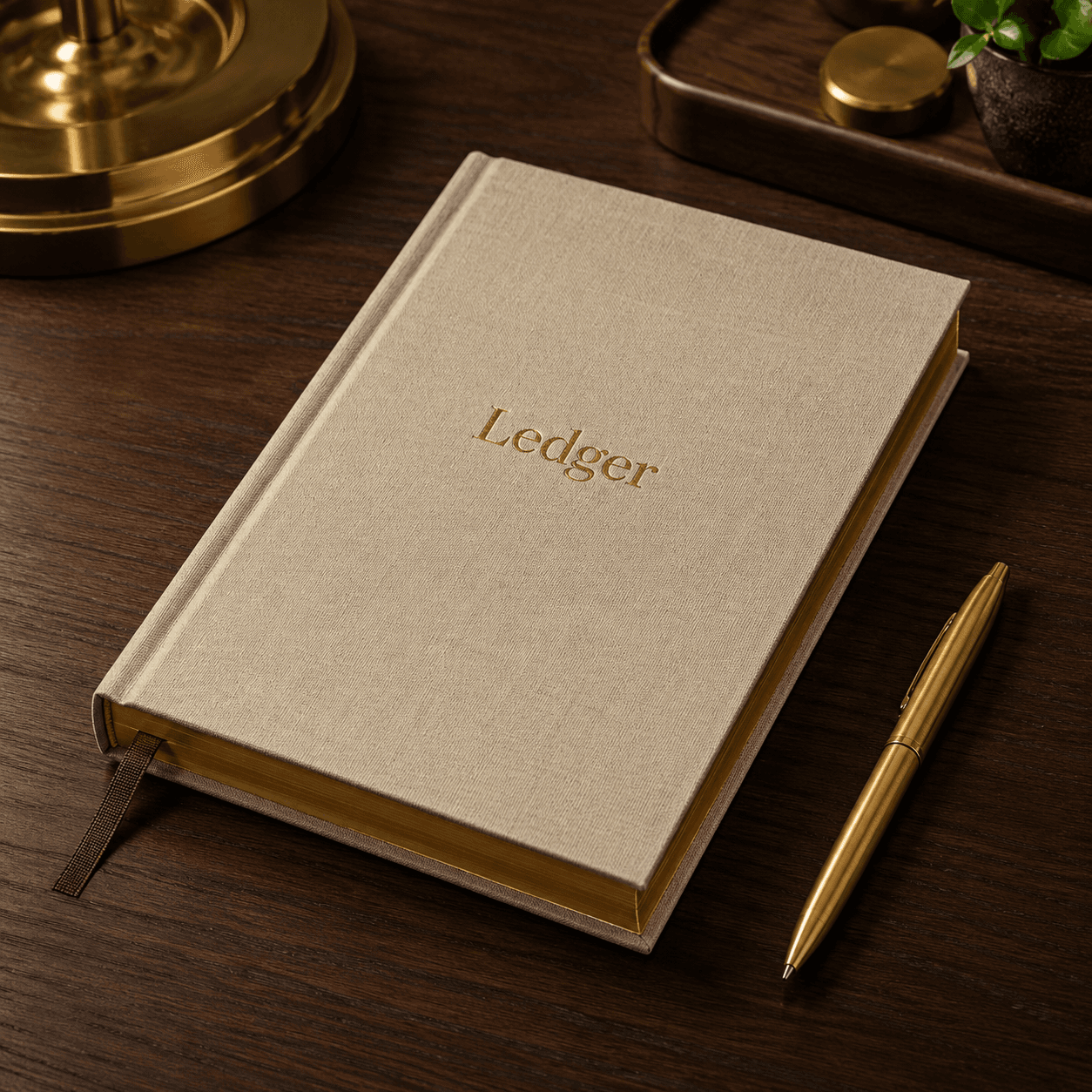 Diario de Tapa Dura Ledger